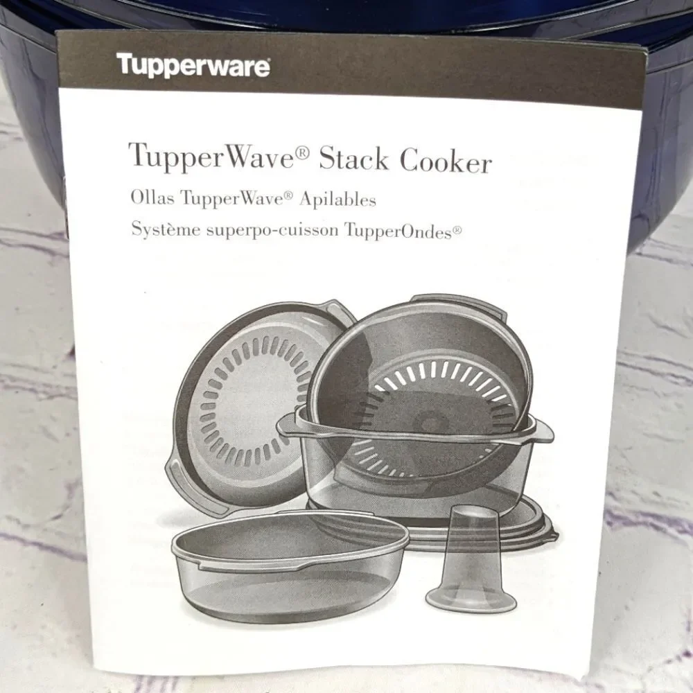 Tupperware TupperWave® Stack Cooker - Cobalt Blue - Picture 12 of 13